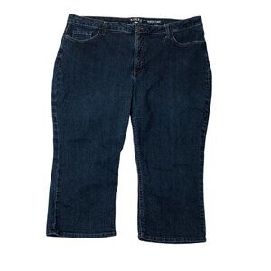 Riders By Lee Women's Capri Jeans 40x20 Measured Midrise Casual Relaxed Cropped